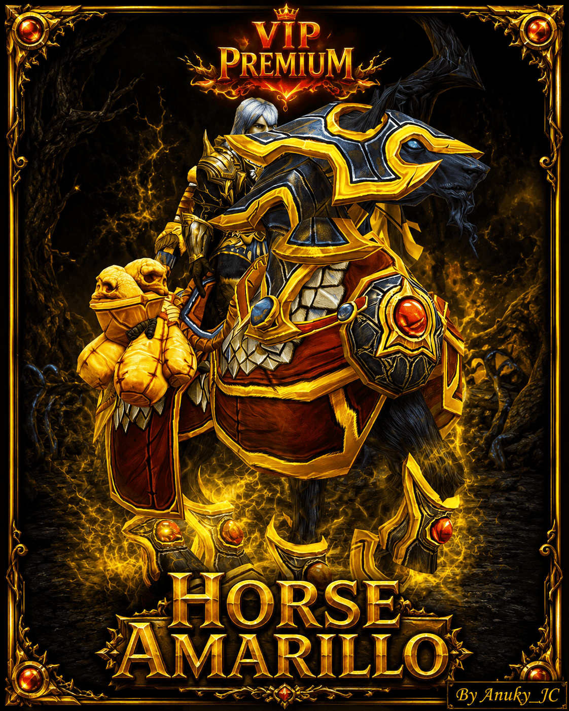 Horse Anuky Yellow